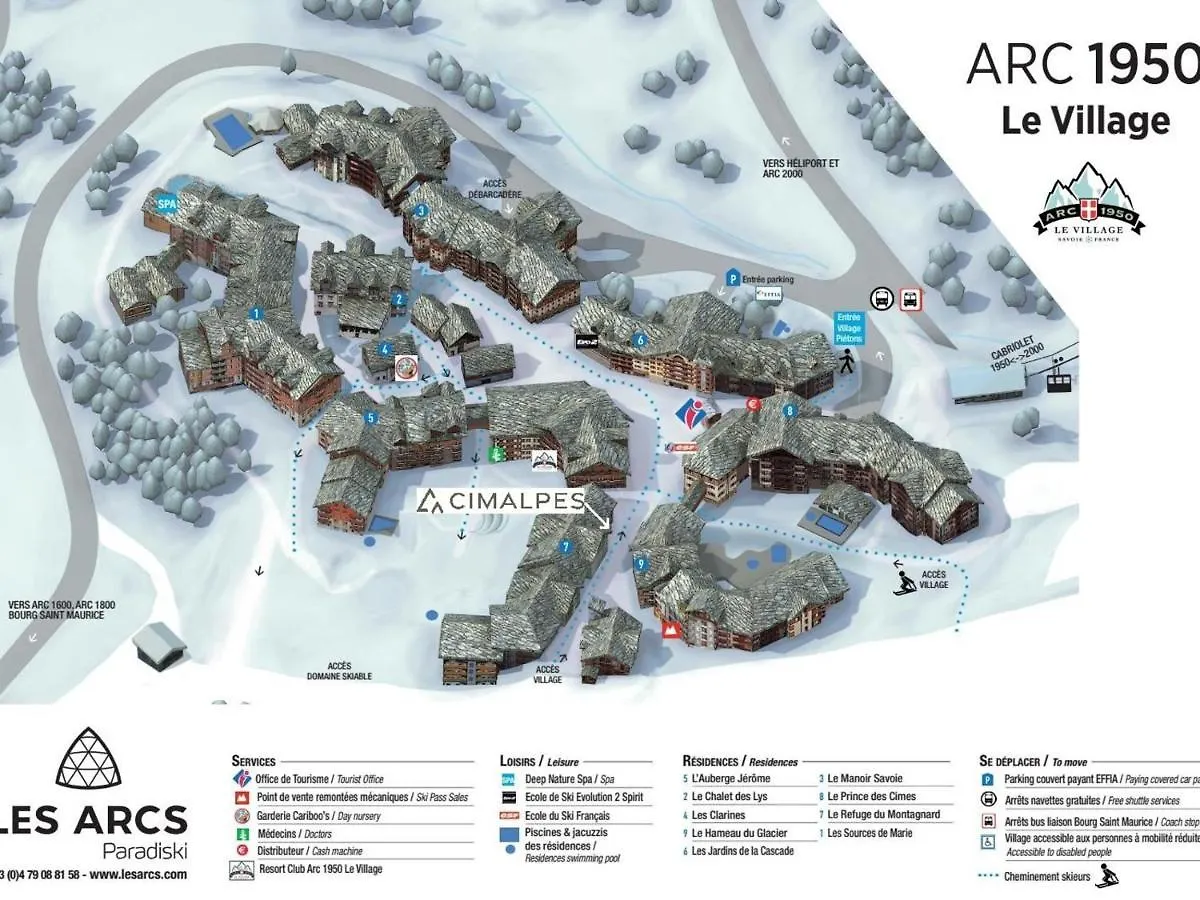 Appartement Duplex Ski-In/Ski-Out Avec Piscine, Jacuzzi Et Espace Bien-Etre - Fr-1-686-34 Les Arcs  Apartment Les Arcs (Savoie)